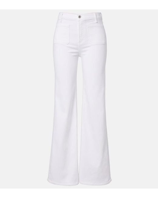 Citizens of Humanity White Kimberly Flared Jeans