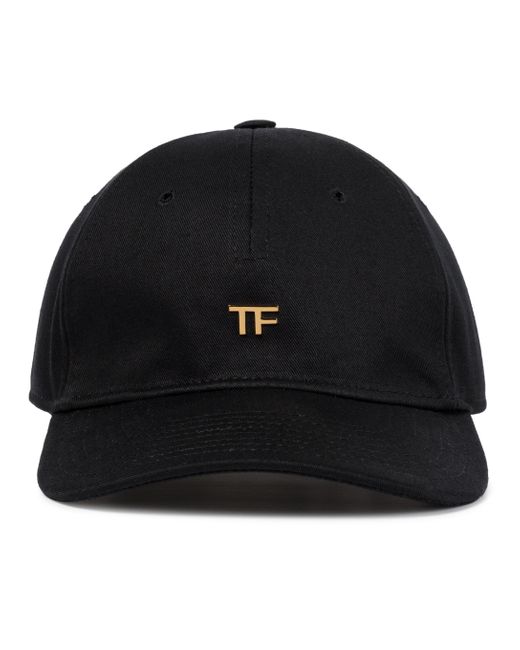 Tom Ford Black Tf Canvas Baseball Hat