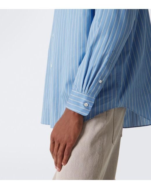Camicia di Auralee in Blue da Uomo