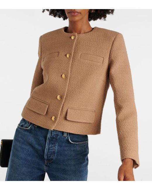 Nili Lotan Brown Paige Tweed Boucle Jacket