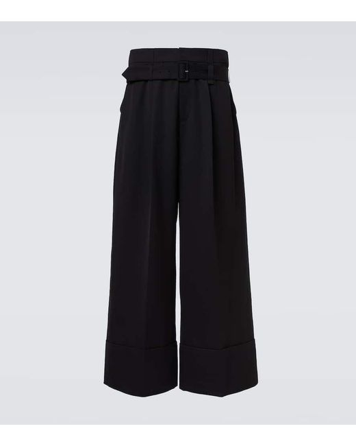 Simone Rocha Weite High-Rise-Hose in Black für Herren