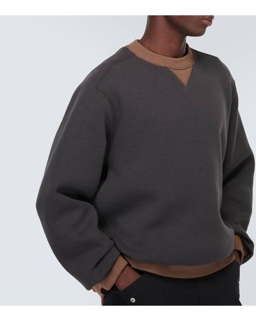 Sacai Sweatshirt Sponge aus einem Baumwollgemisch in Gray für Herren