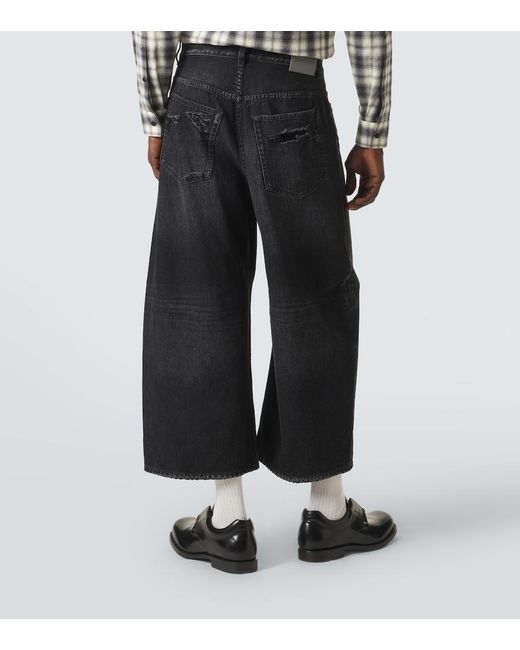 Balenciaga Black Barrel-Leg Jeans for men