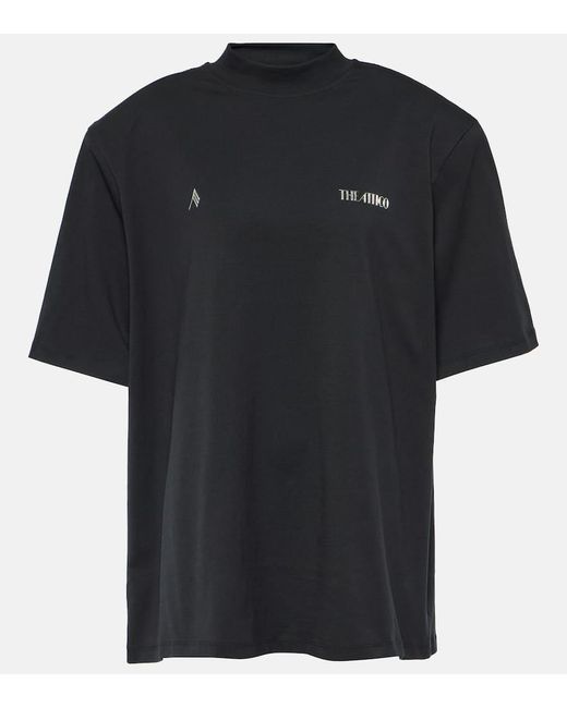 T-shirt Kilie in cotone con logo di The Attico in Black