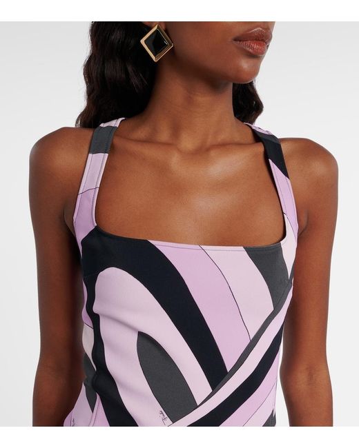 Emilio Pucci Pink Iride Minidress