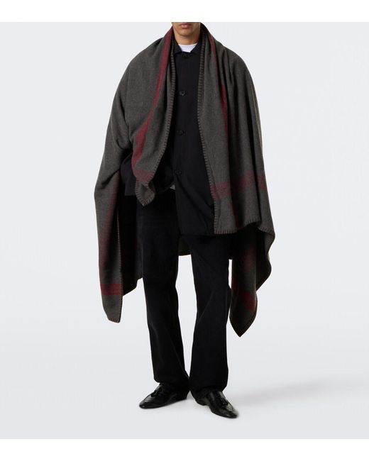 The Row Brown Sosi Wool Scarf for men
