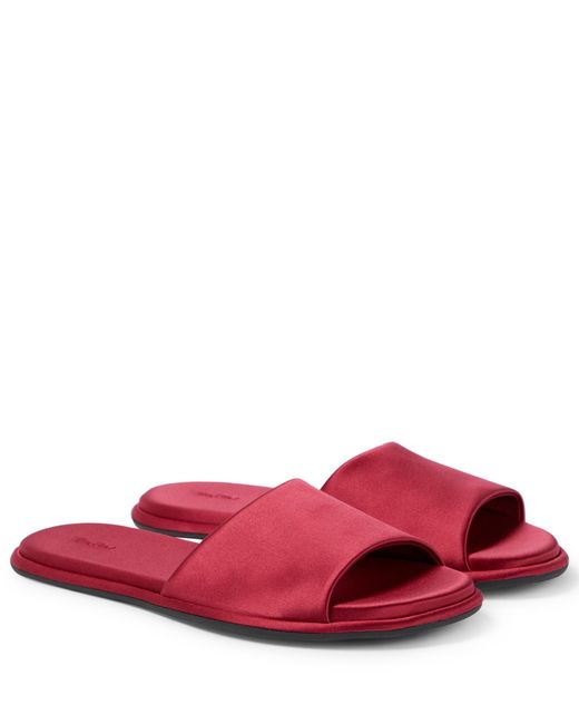 the row bare satin sandals