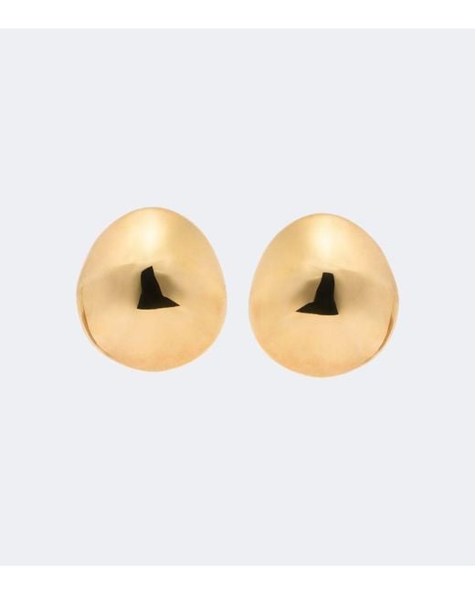 Alaïa Metallic Ohrringe Dome Medium