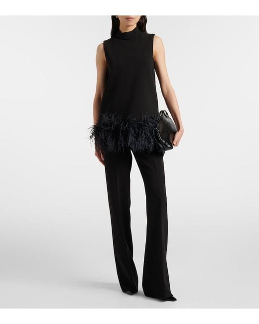 Max Mara Black Flared Pants