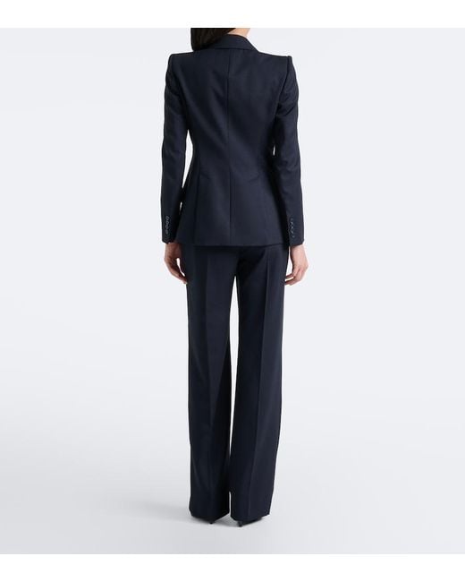 McQueen Blue Straight Pants