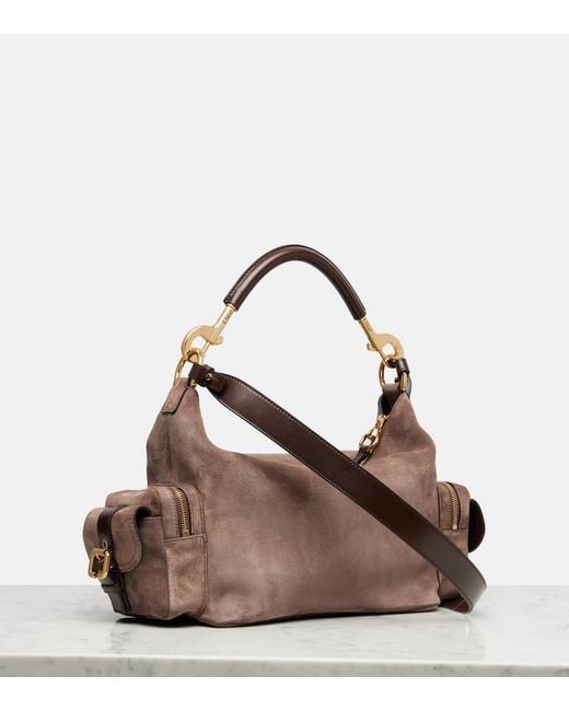 Chloé Brown Suede Camera Bag