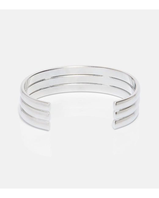 Jennifer Behr White Kallie Cuff Bracelet