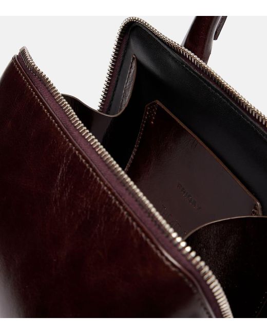 The Attico Black Schultertasche Friday Mini Aus Leder