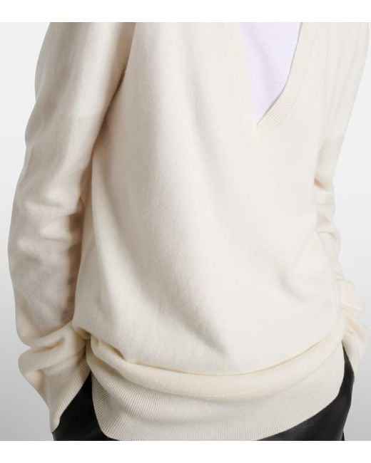 Pull En Cachemire Totême  en coloris White
