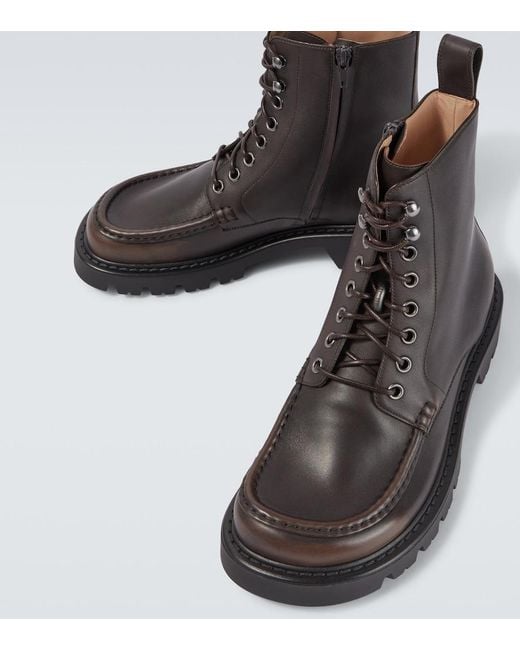 Loewe Schnuerstiefel Sierra Aus Leder in Brown für Herren