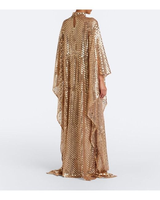 ‎Taller Marmo Natural Deserto Sequined Kaftan
