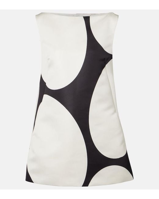 Dries Van Noten White Dabel Minidress