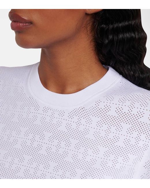 Tory Burch White Pullover T Monogram Aus Jacquard