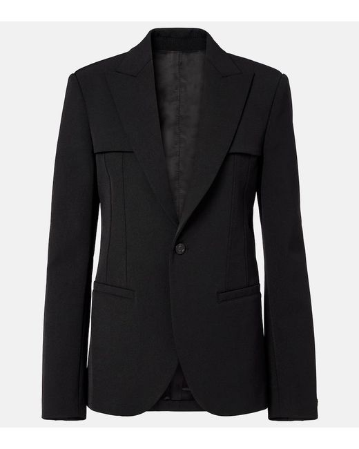 Jean Paul Gaultier Black Single-Breasted Blazer
