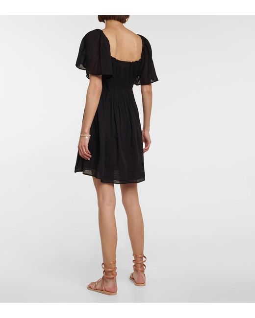 Velvet Black Esme Cotton Gauze Minidress