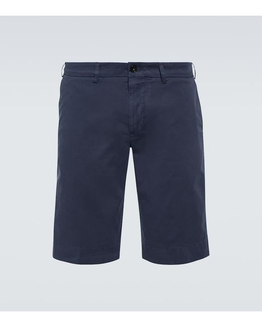 Canali Shorts aus Baumwolle in Blue für Herren