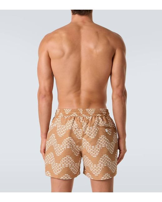 Frescobol Carioca Natural Rio Printed Swim Trunks for men