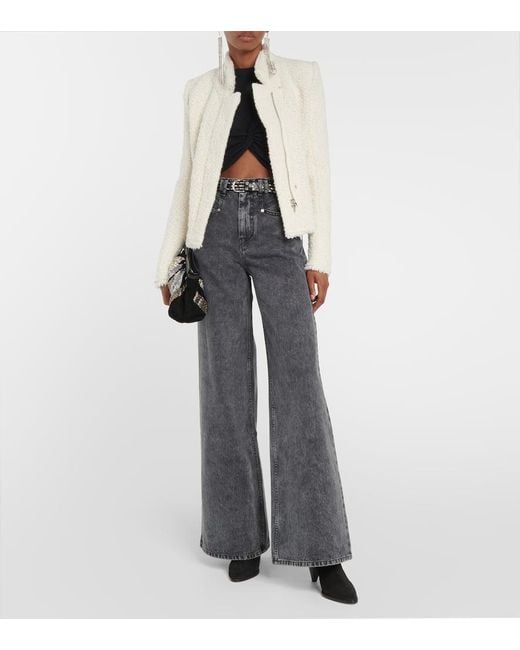 Isabel Marant White Jacke Graziae Aus Tweed