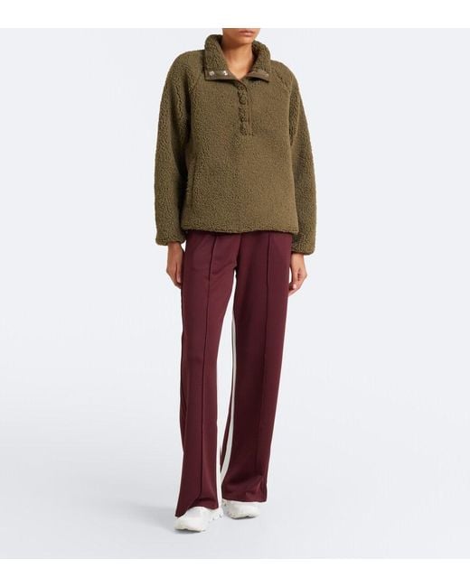The Upside Green Harlow Teddy Sweatshirt