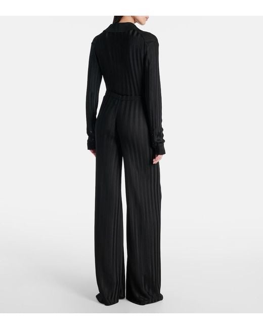 Tom Ford Black Knitted Flared Pants