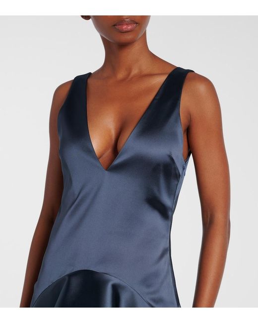 jw anderson blue mini dress JW Anderson Striped Shirt Mini Dress | Blue