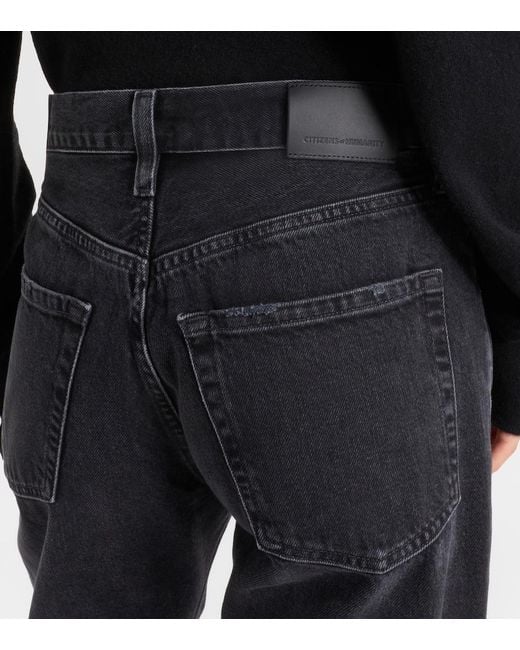 Citizens of Humanity Blue Winslow Mid-Rise Straight Jeans