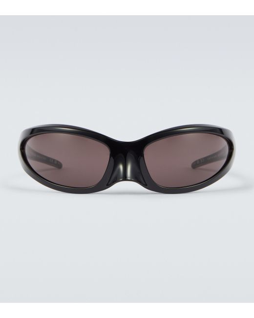 Balenciaga Ovale Sonnenbrille in Brown für Herren