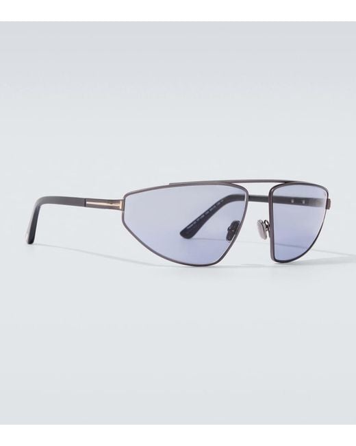 Tom Ford Blue Parker-02 Aviator Sunglasses for men