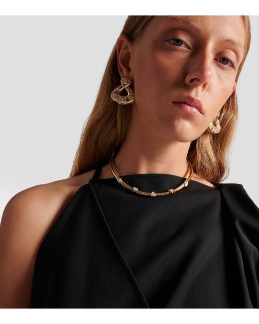 Marina B Metallic Choker Trisolina Aus 18Kt Gelbgold Mit Diamanten
