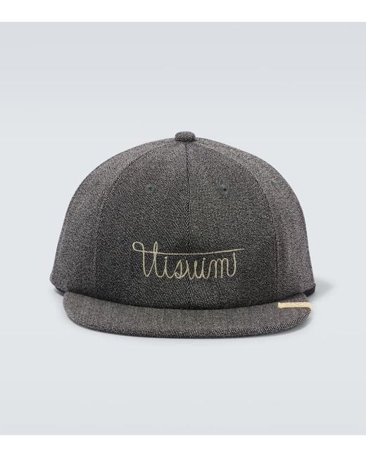 Gorra Excelsior Ii De Lana Y Lino Visvim de hombre de color Gray