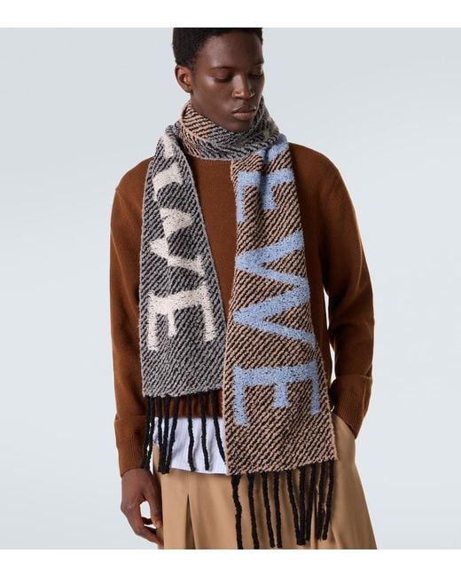 Sciarpa di Loewe in White da Uomo