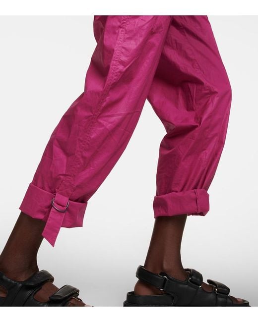 Isabel Marant Pink Franca Cotton Jumpsuit
