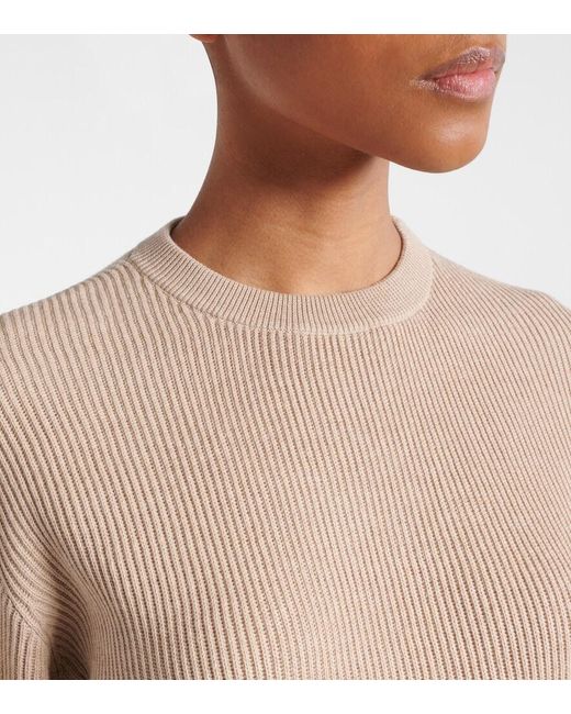 Pullover di Brunello Cucinelli in Natural