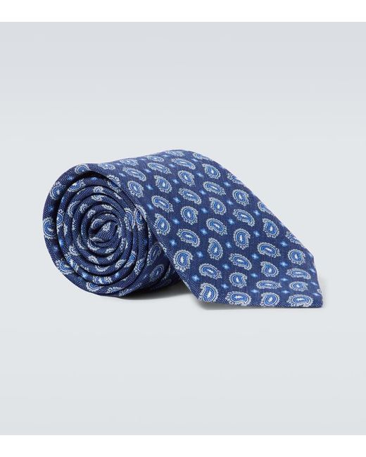 Brioni Krawatte aus Seide in Blue für Herren