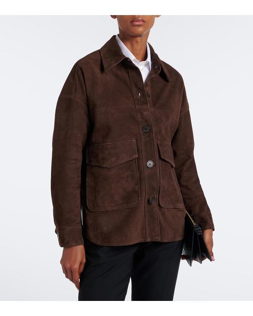 Arma Brown Kaylee Suede Shirt