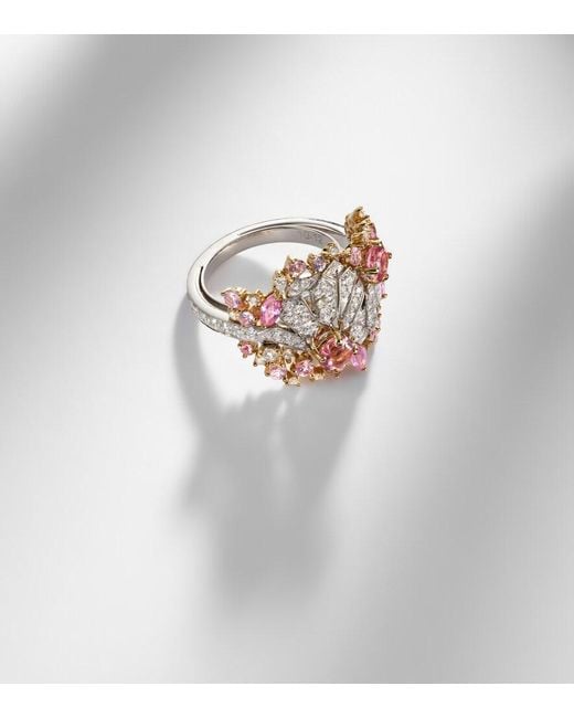 ANANYA Magnificent Jewels Volume 2 18Kt Pinky Ring With Gemstones