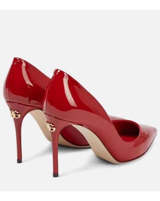 Dolce & Gabbana Red 'Cardinale' Pumps