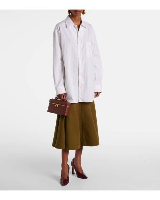 Bottega Veneta Red Schultertasche Bang Bang Aus Leder