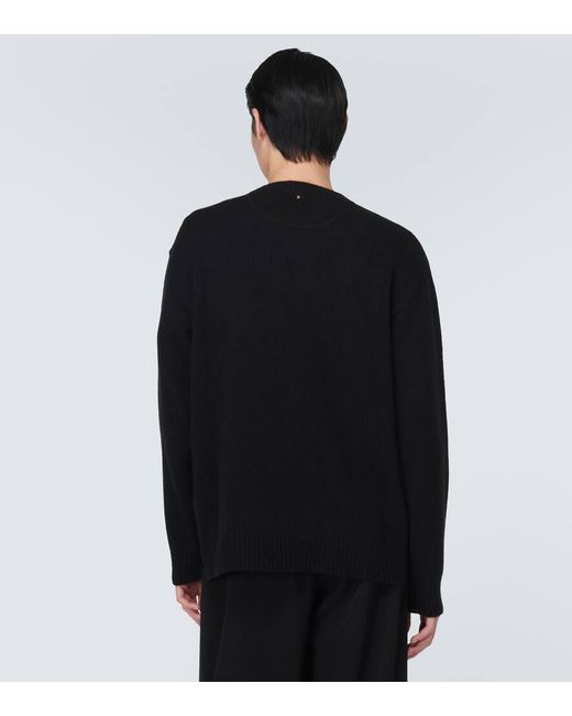 Valentino Black Cashmere Sweater for men
