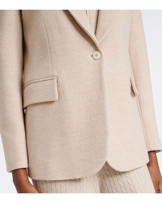 Eleventy Natural Layered Wool Blazer