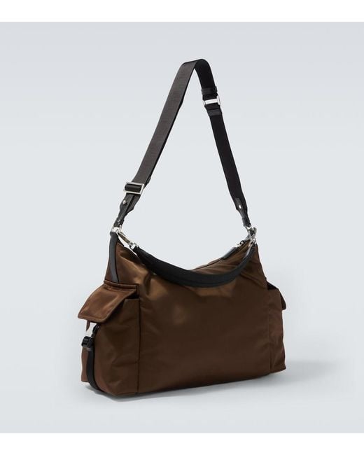 Prada Brown Explore Re-Nylon Shoulder Bag for men