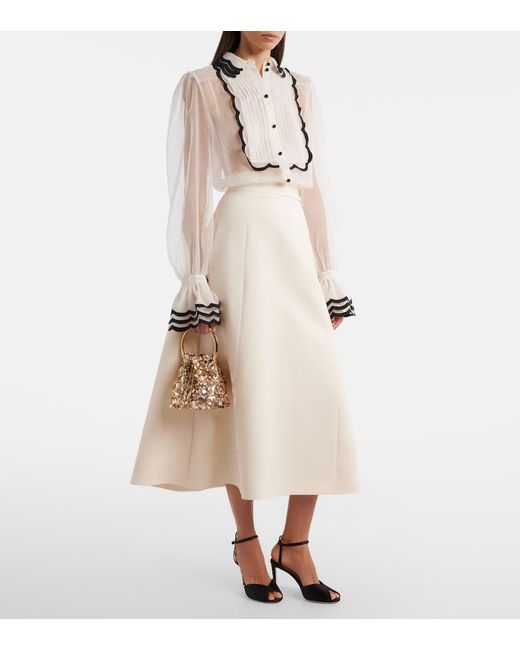 Jimmy Choo Brown Bon Bon Embellished Bucket Bag