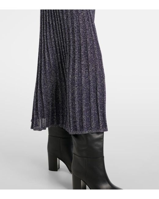 Joseph Blue Lurex Sweater Dress