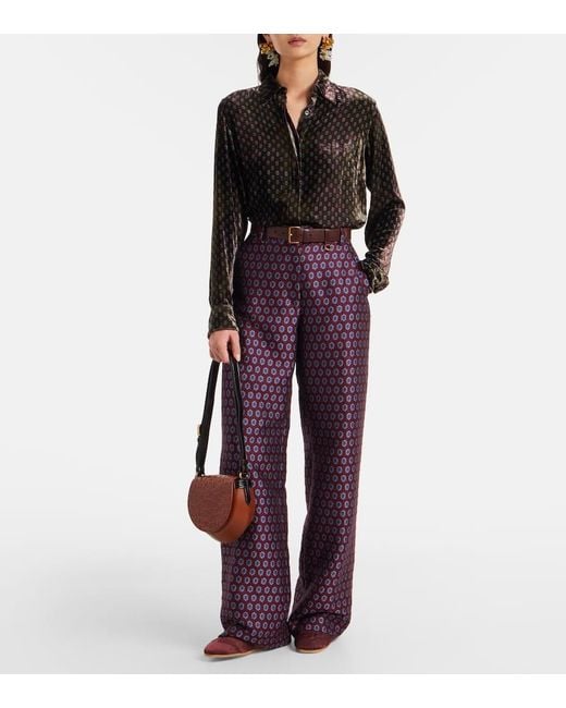 Dries Van Noten Red Tasche Aus Leder