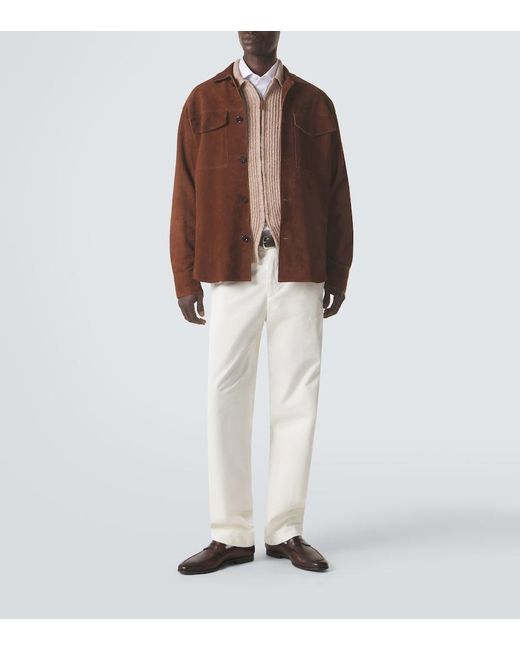 Tod's White Cotton Chinos for men